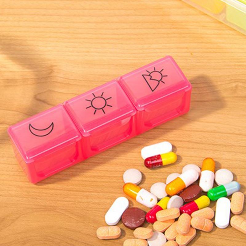 Weekly 21-Grid Pill Organizer with Removable Daily Cases by HitMyNeed