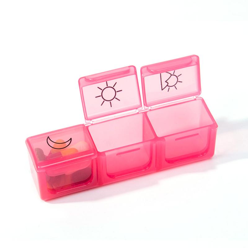 Weekly 21-Grid Pill Organizer with Removable Daily Cases by HitMyNeed