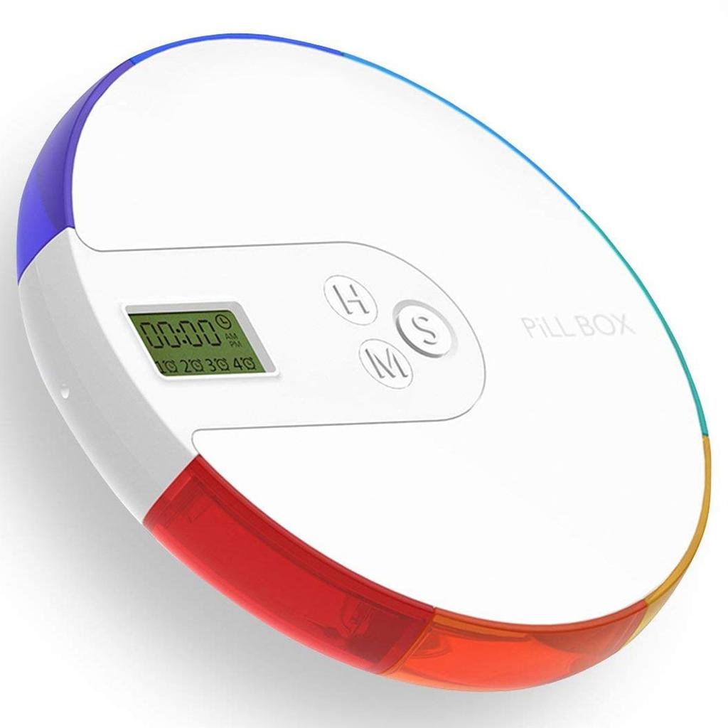 Weekly Pill Organizer with 4 Daily Alarm Reminders by HitMyNeed