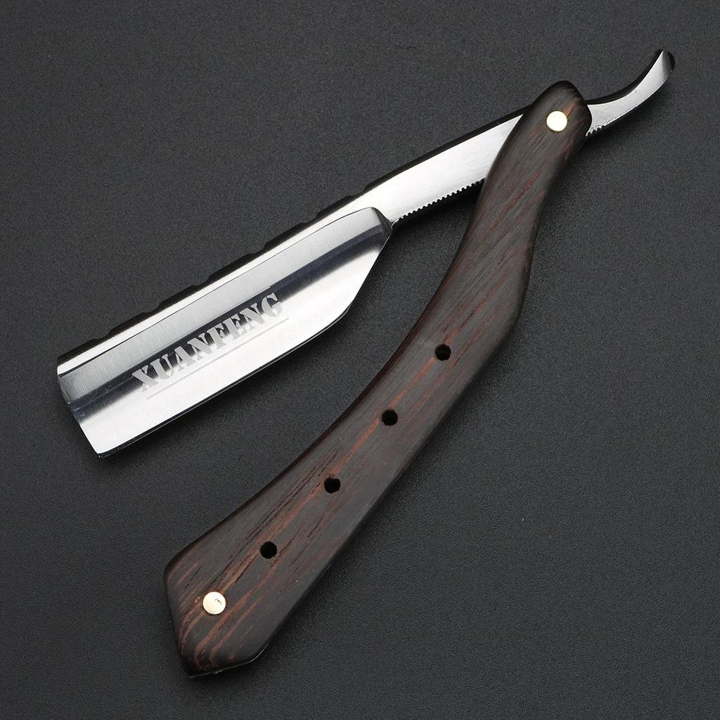 Wenge Wood Folding Straight Razor for Men by HitMyNeed