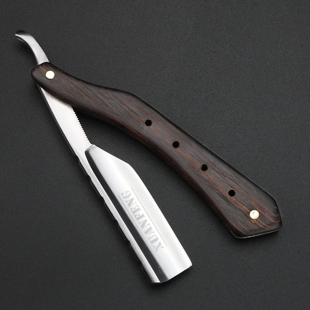 Wenge Wood Folding Straight Razor for Men by HitMyNeed