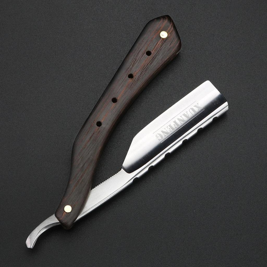 Wenge Wood Folding Straight Razor for Men by HitMyNeed