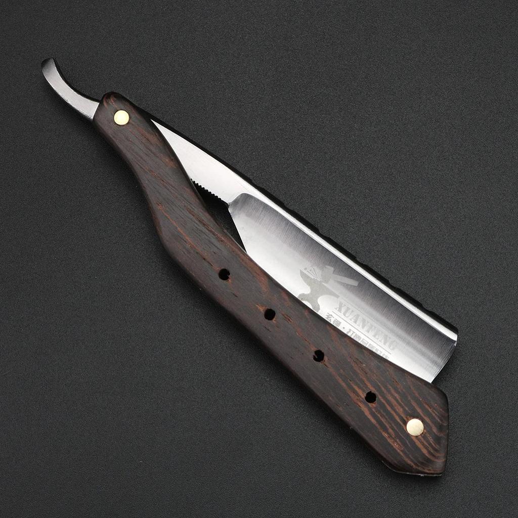 Wenge Wood Folding Straight Razor for Men by HitMyNeed