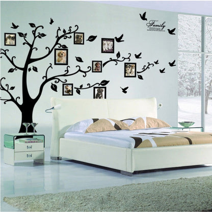 Whimsical Tree Wall Decal with Photo Frame Spaces by HitMyNeed