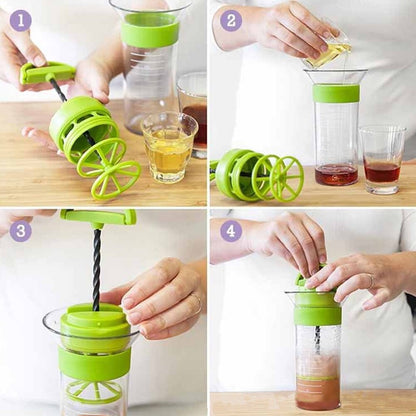 Whisk Type 300ml Salad Dressing Shaker Bottle by HitMyNeed