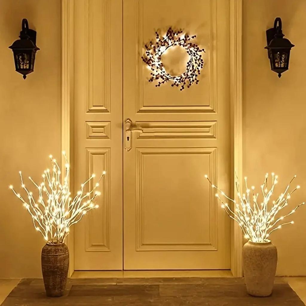 White Birch LED Branch Lights Battery Operated 72cm by HitMyNeed