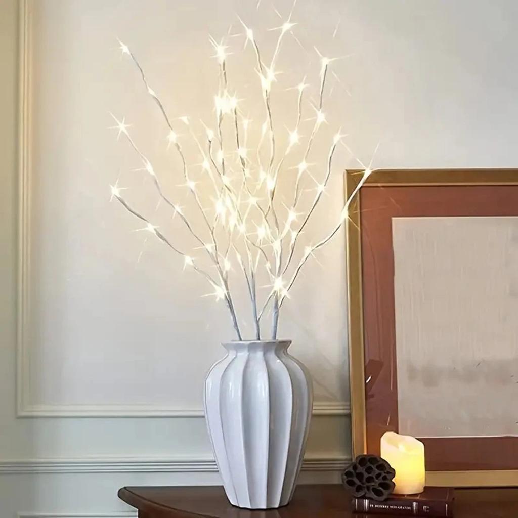 White Birch LED Branch Lights Battery Operated 72cm by HitMyNeed