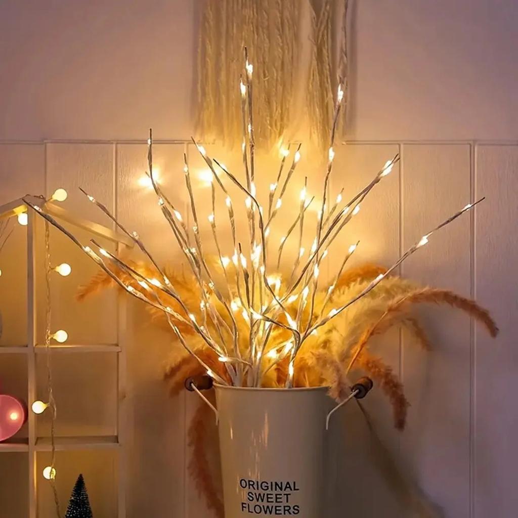 White Birch LED Branch Lights Battery Operated 72cm by HitMyNeed