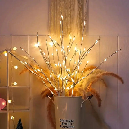 White Birch LED Branch Lights Battery Operated 72cm by HitMyNeed