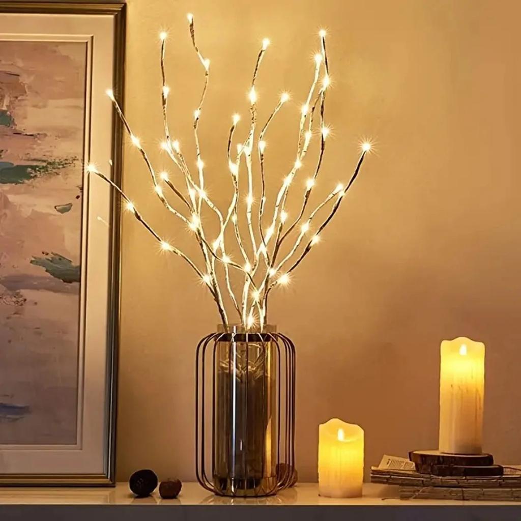 White Birch LED Branch Lights Battery Operated 72cm warm-white by HitMyNeed