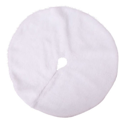 White Christmas Tree Skirt, 60 cm Floor Protector by HitMyNeed