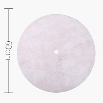 White Christmas Tree Skirt, 60 cm Floor Protector by HitMyNeed