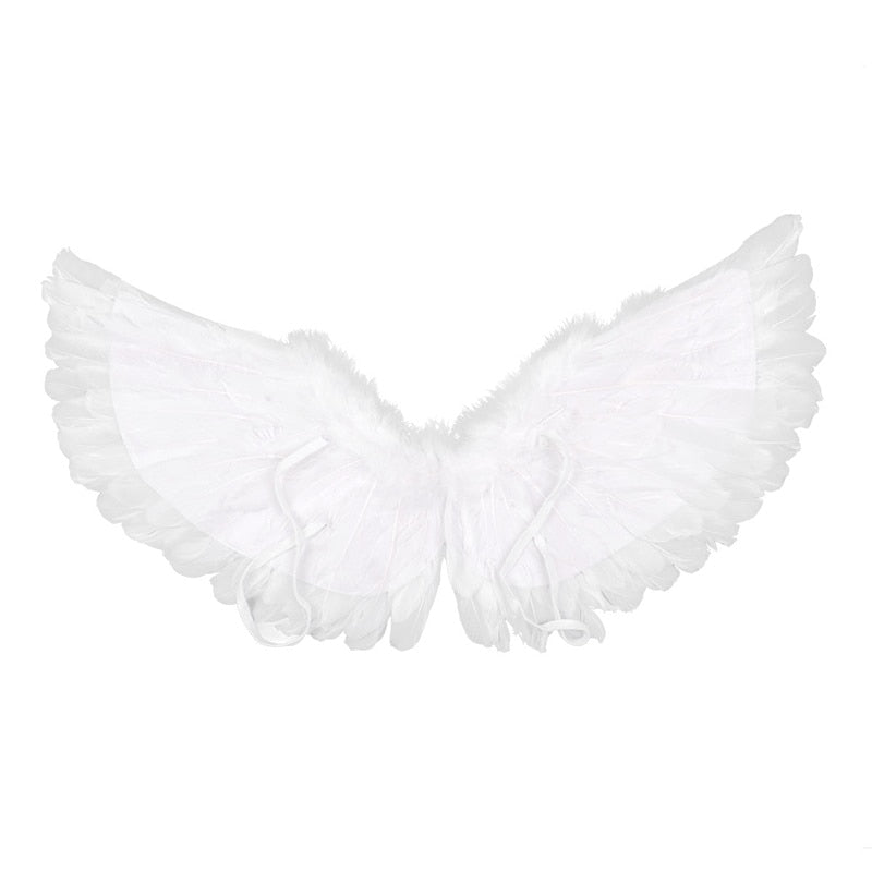 White Feather Angel Wings Costume for Adults & Kids by HitMyNeed