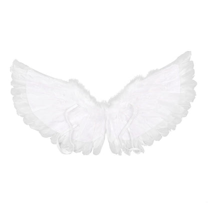White Feather Angel Wings Costume for Adults & Kids by HitMyNeed