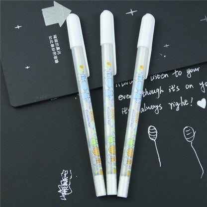 White Gel Ink Pen for Black Paper, 0.8 mm by HitMyNeed