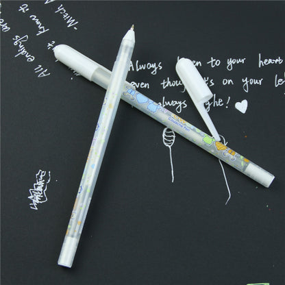 White Gel Ink Pen for Black Paper, 0.8 mm by HitMyNeed