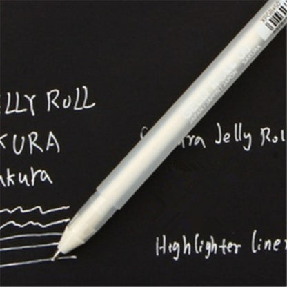 White Gel Pen for Dark Paper, 0.8mm Fine Point by HitMyNeed