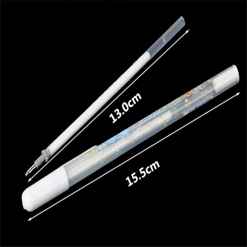 White Gel Pen for Dark Paper, 0.8mm Fine Point by HitMyNeed