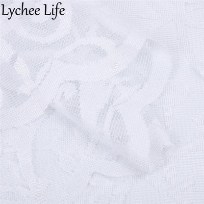 White Long Lace Table Runner 183 x 33 cm by HitMyNeed