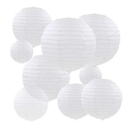 White Mini Paper Lantern Set, 30-Pack by HitMyNeed