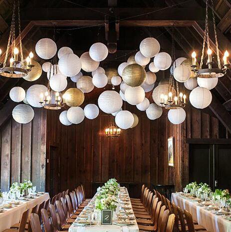 White Mini Paper Lantern Set, 30-Pack by HitMyNeed