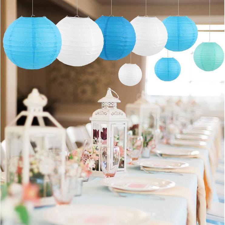 White Mini Paper Lantern Set, 30-Pack by HitMyNeed