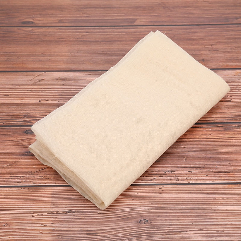 White Muslin Reusable Cheesecloth 1m x 0.92m by HitMyNeed