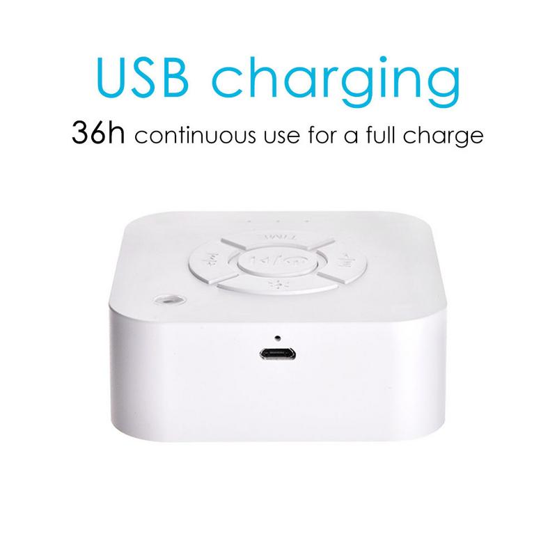 White Noise Sound Machine with Night Light & Timer by HitMyNeed