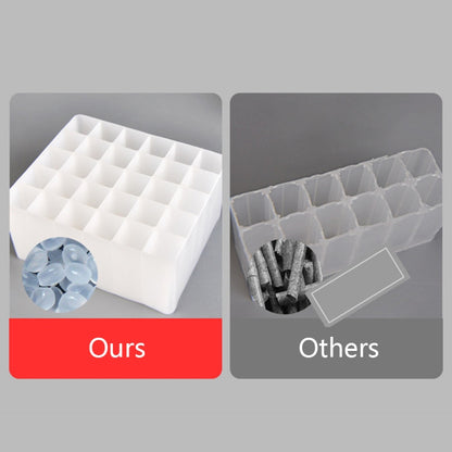 White Plastic Pen and Marker Desk Organizer L: 40 by HitMyNeed