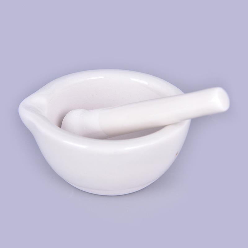 White Porcelain Mortar and Pestle Set by HitMyNeed
