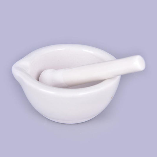 White Porcelain Mortar and Pestle Set by HitMyNeed