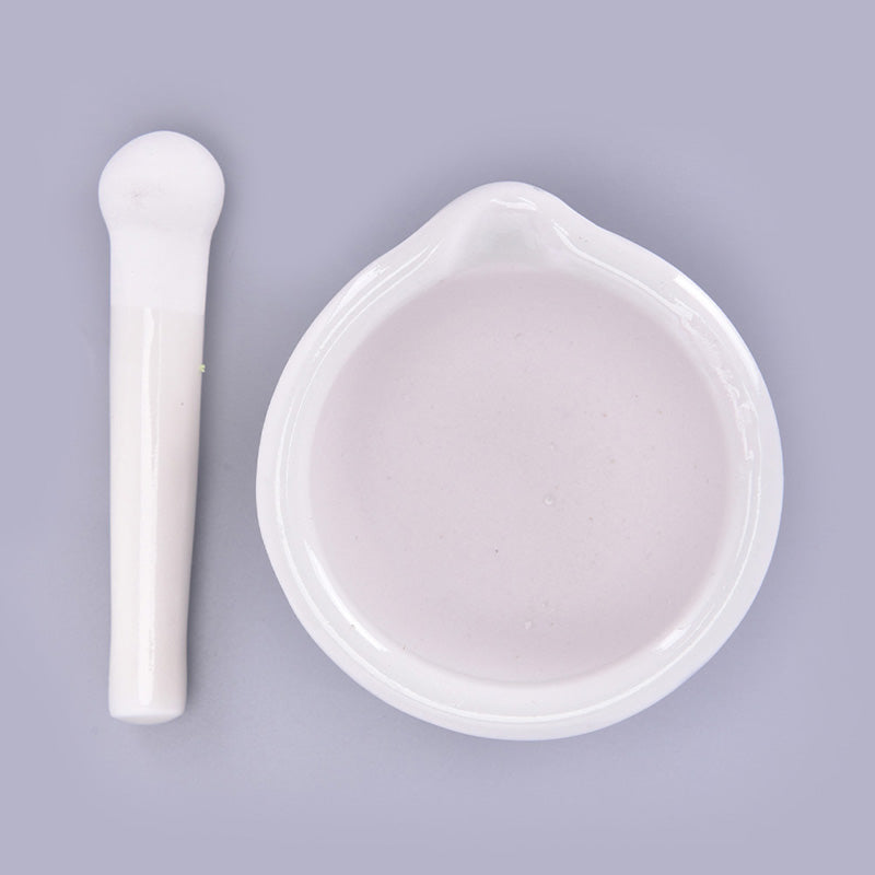 White Porcelain Mortar and Pestle Set by HitMyNeed