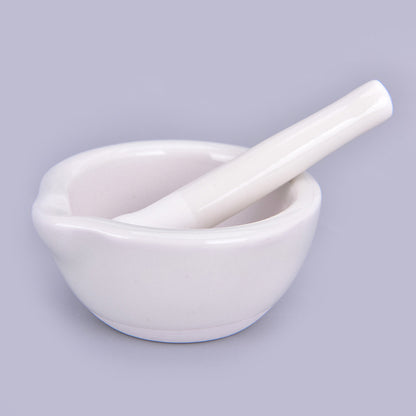 White Porcelain Mortar and Pestle Set by HitMyNeed