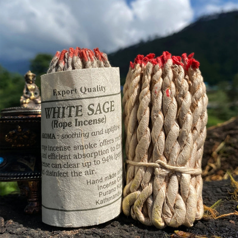 White Sage Incense Rope Set - 40 Pieces by HitMyNeed