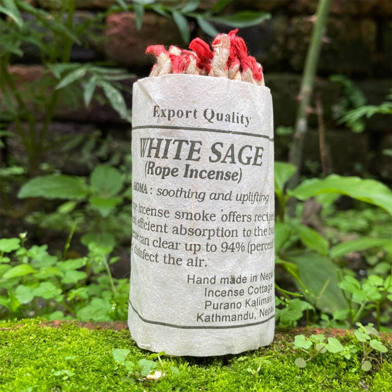 White Sage Incense Rope Set - 40 Pieces by HitMyNeed