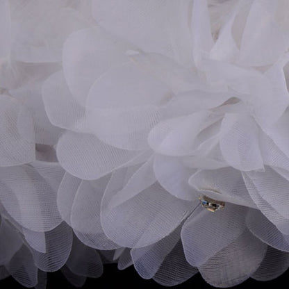 White Wedding Flower Basket for Flower Girls by HitMyNeed