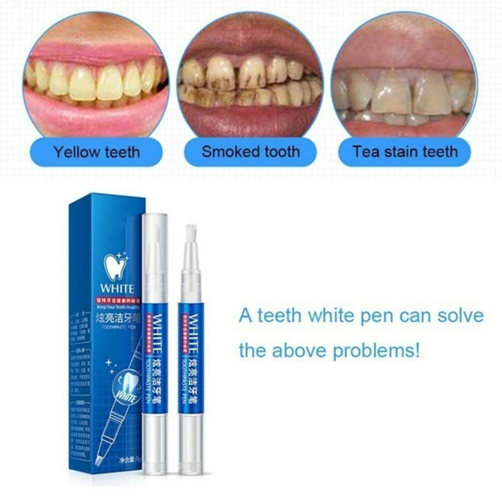 Whitening Teeth Pen with Mint Gel Applicator by HitMyNeed
