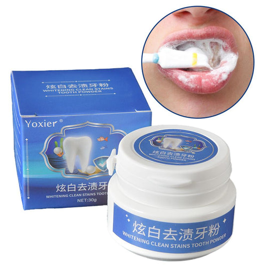 Whitening Tooth Powder 30g for Stain Removal by HitMyNeed