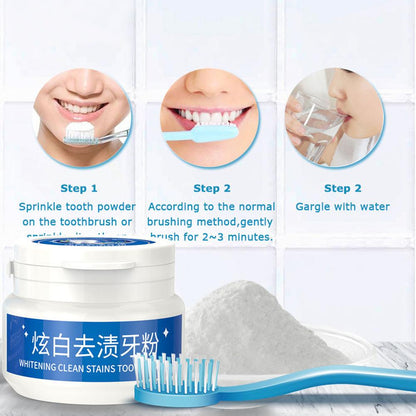 Whitening Tooth Powder 30g for Stain Removal by HitMyNeed
