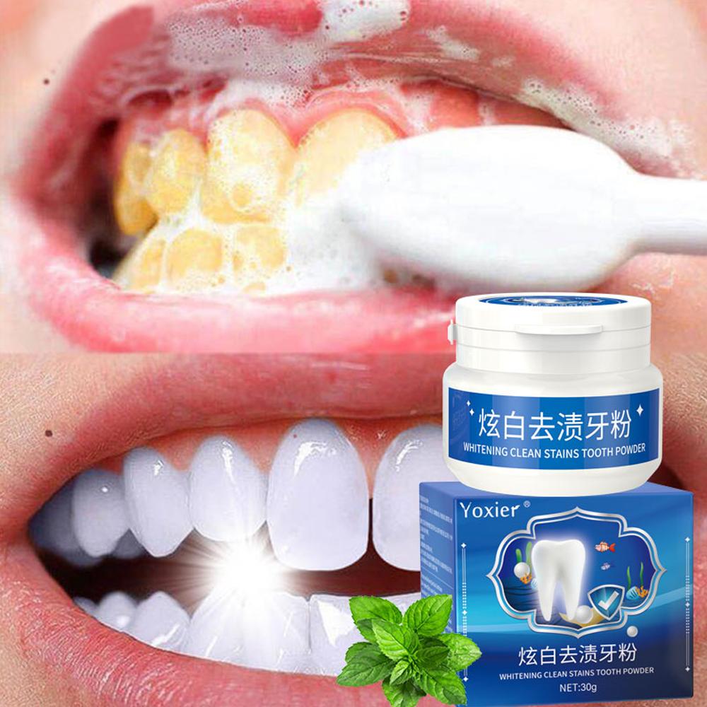 Whitening Tooth Powder 30g for Stain Removal by HitMyNeed