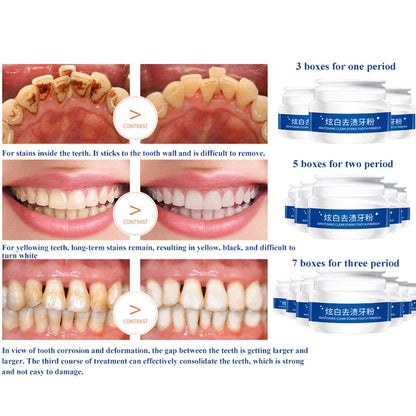 Whitening Tooth Powder 30g for Stain Removal by HitMyNeed