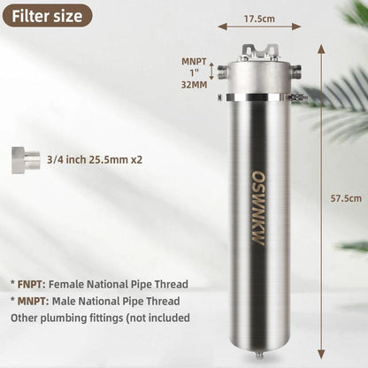 Whole House High-Flow Coconut Shell Carbon Filter by HitMyNeed