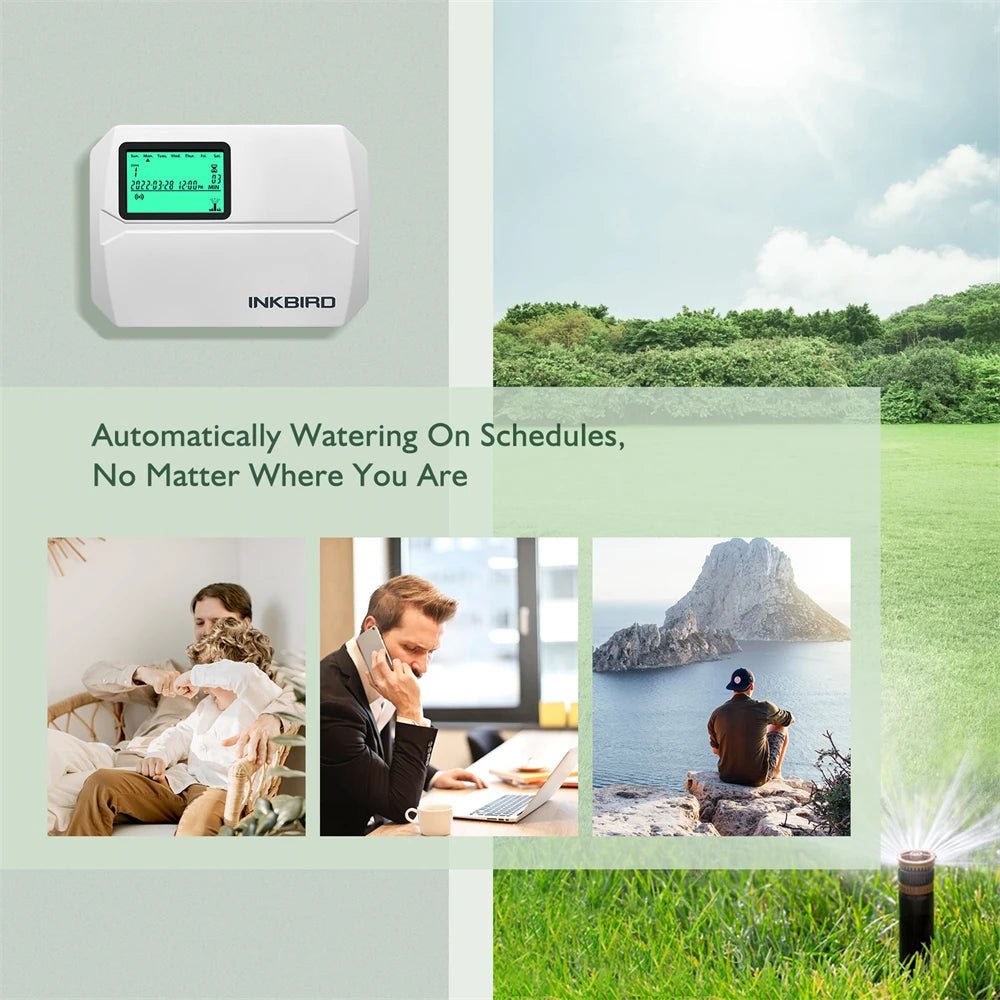 Wi‑Fi 8‑Zone Smart Sprinkler Irrigation Controller by HitMyNeed