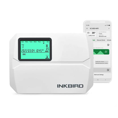 Wi‑Fi 8‑Zone Smart Sprinkler Irrigation Controller uk-socket by HitMyNeed