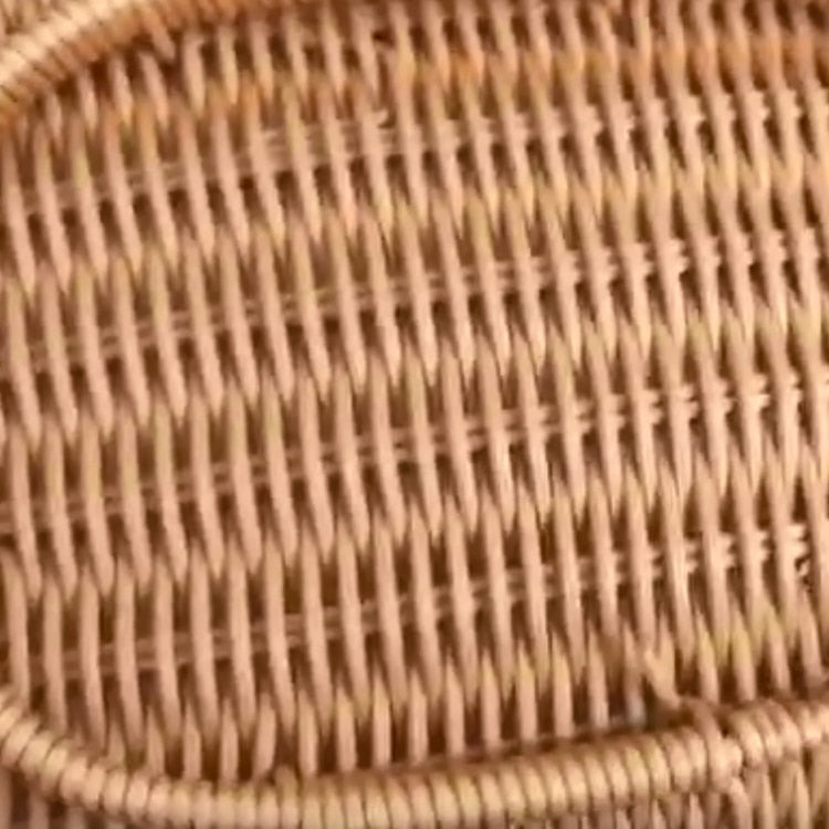 Wicker Elephant Fruit Basket Rattan Look 20 x 16cm by HitMyNeed
