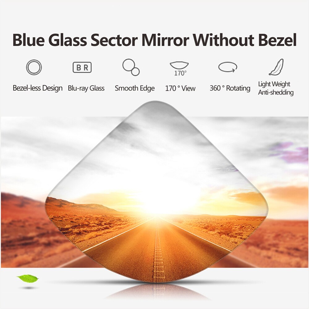 Wide-Angle Blind Spot Mirrors for Cars (2 pcs) by HitMyNeed