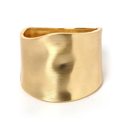 Wide Cuff Hinged Bangle Bracelet for Women by HitMyNeed