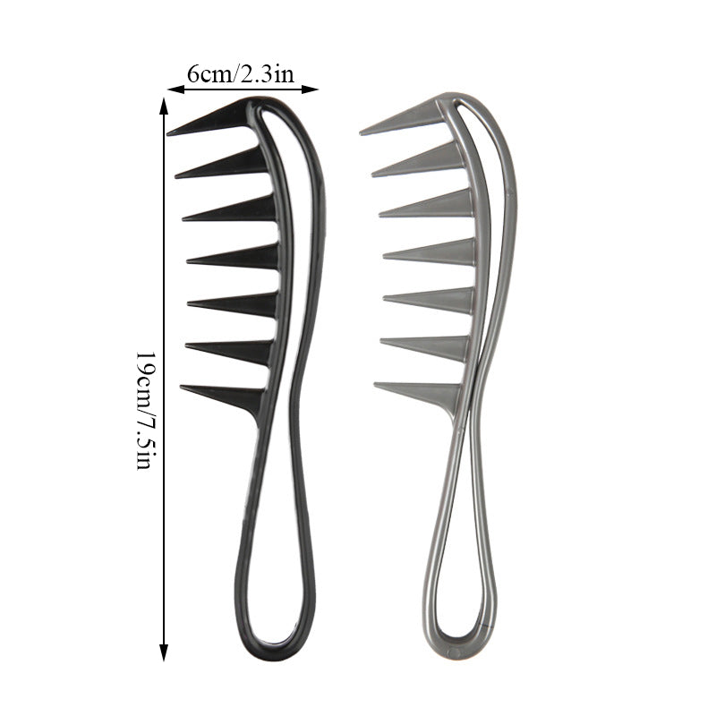 Wide Tooth Shark Comb for Curly & Thick Hair by HitMyNeed