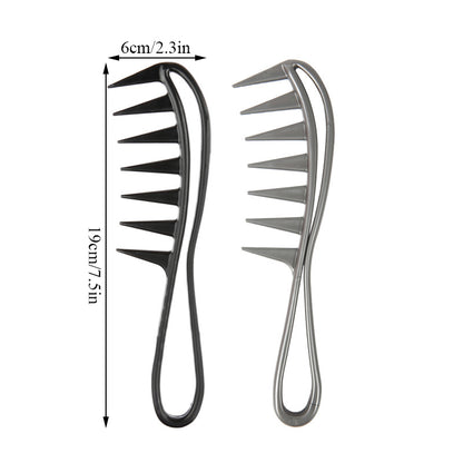 Wide Tooth Shark Comb for Curly & Thick Hair by HitMyNeed