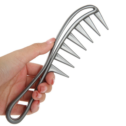 Wide Tooth Shark Comb for Curly & Thick Hair by HitMyNeed